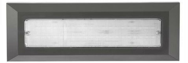 NOVA LUCE venkovní nástěnné svítidlo PULSAR tmavě šedý ABS akrylový difuzor LED 4W 3000K nebo 4000K 220-220V 62st. IP54 811501