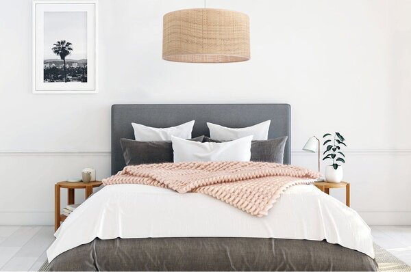 Závěsné svítidlo Rattan, 1x ratanové stínítko, (fi 45cm), w