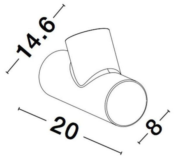 NOVA LUCE venkovní nástěnné svítidlo RAMO tmavě šedý hliník skleněný difuzor GU10 1x7W 220-240V IP65 bez žárovky 9291701