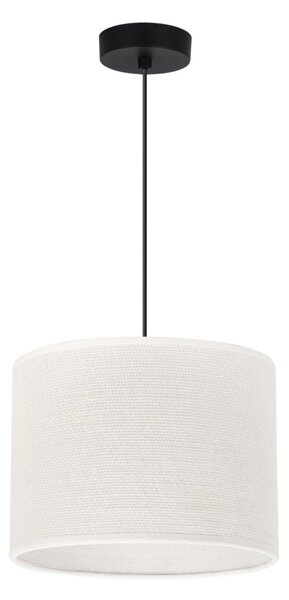 Závěsné svítidlo Juta, 1x bílé jutové stínítko, (fi 20cm), b