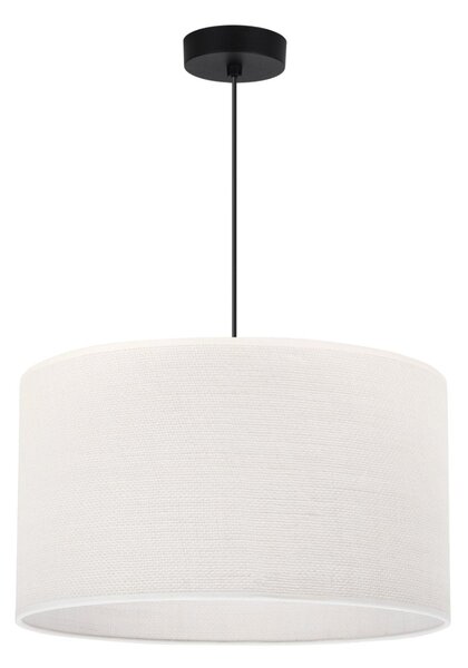 Závěsné svítidlo Juta, 1x bílé jutové stínítko, (fi 40cm), b