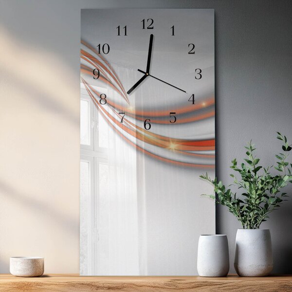 Skleněné hodiny vertikální Vzor zsppc-30x60-00183786