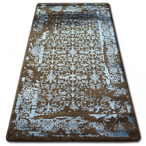 Luxusní kusový koberec akryl Icon hnědý 80x150cm