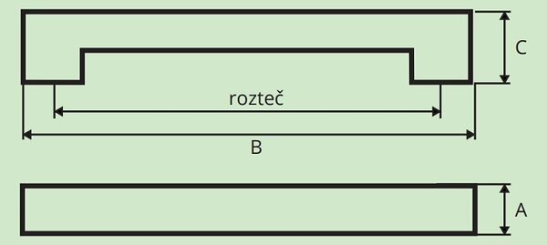 Hettich ANZIO 10 nerez kartáčovaný 128 mm