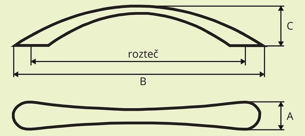 Hettich CORIA nikl matný 128 mm