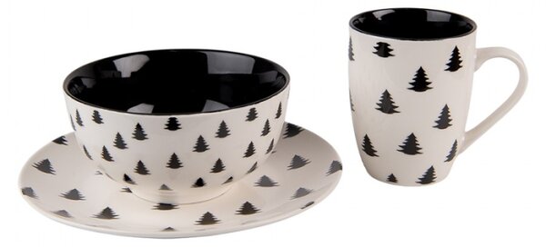 Porcelánová miska se stromky Beautiful Christmas – 500 ml