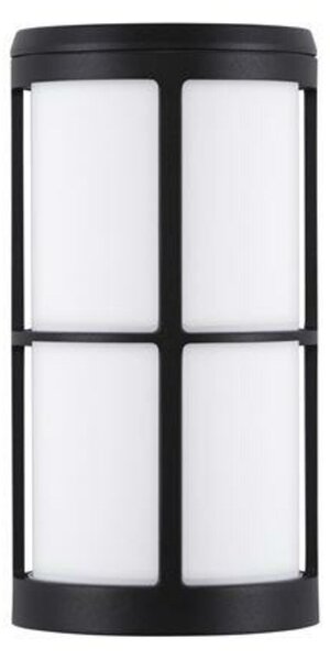 NOVA LUCE venkovní nástěnné svítidlo STONE černý hliník a akryl E27 1x12W 220-240V IP54 bez žárovky 9002851