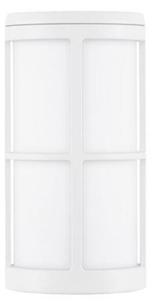 NOVA LUCE venkovní nástěnné svítidlo STONE bílý hliník a akryl E27 1x12W 220-240V IP54 bez žárovky 9002850
