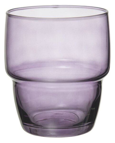 Skleněná sklenice na vodu Colors 280 ml sada 6ks