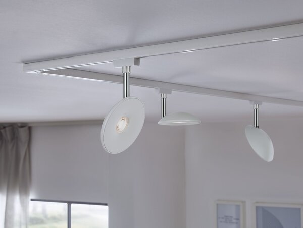 Paulmann 96937 Sphere, spot pro Urail system, 7,4W LED 2700K stmívatelné, matná bílá/chrom