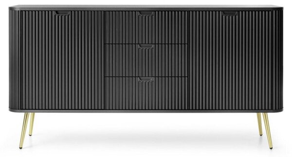 Komoda se zásuvkami, výška 168 cm, moderní design, vhodná do obývacího pokoje nebo ložnice