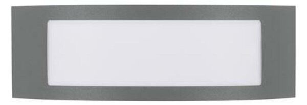 NOVA LUCE venkovní nástěnné svítidlo ZENITH tmavě šedý hliník akrylový difuzor proti oslnění E27 1x12W 220-240V bez žárovky IP44 9020933