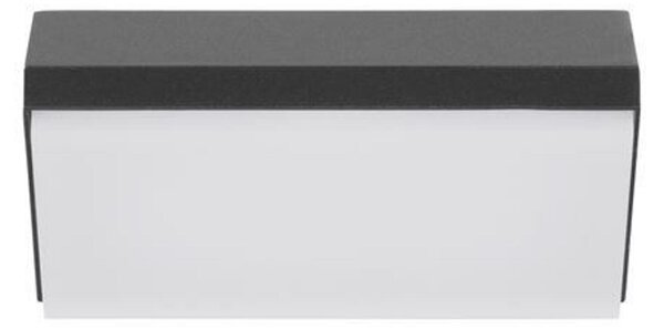 NOVA LUCE venkovní nástěnné svítidlo ZENON antracitový hliník a matný akryl LED 10W 3000K 220-240V 114st. IP65 9492610