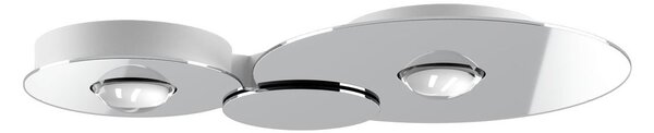 Lodes 16132 4030 Bugia Double, stropní svítidlo, 2x15W LED 3000K, chrom, délka 52cm