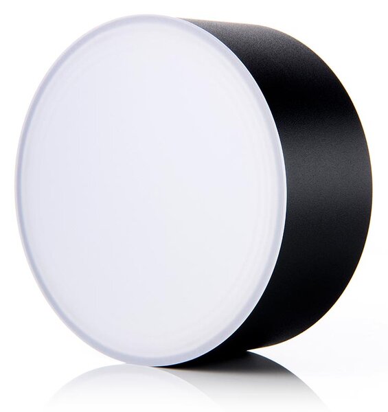 LED2 1010153 Button II, černé stropní svítidlo, 6/12W LED 3000K/4000K, prům. 15cm
