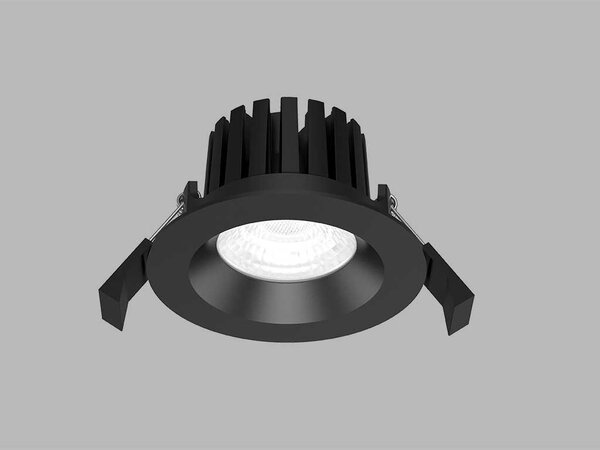 LED2 2231533 Max 1, venkovní černá bodovka, 8W 3000K, prům. 8cm, IP65