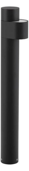 NOVA LUCE venkovní sloupkové svítidlo ADURO černý hliník a akryl LED 7.6W 3000K 200-240V 78st. IP54 9002872