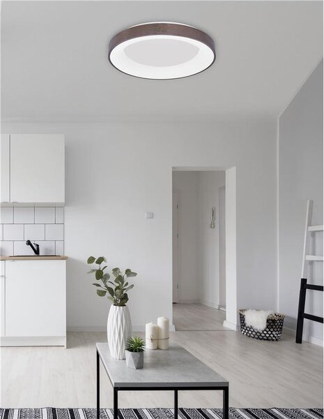 Nova Luce Stropní LED svítidlo RANDO THIN, 50W, stmívatelné Barva: Bílá, Teplota světla: 3000K - teplá bílá