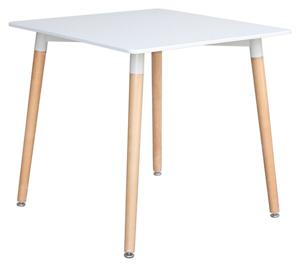 Jídelní stůl 80x80 ONE bílý