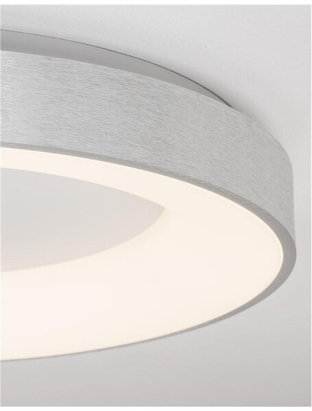 Nova Luce Stropní LED svítidlo RANDO THIN, 50W, stmívatelné Barva: Bílá, Teplota světla: 3000K - teplá bílá
