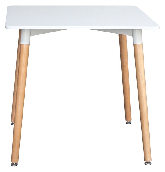 Jídelní stůl 80x80 ONE bílý