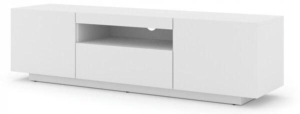 TV stolek AURA 150 stojící závěsný bílý mat