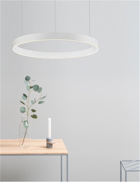 Nova Luce Závěsné LED svítidlo MOTIF, ø 60cm, 40W 3000K stmívatelné Barva: Mosaz