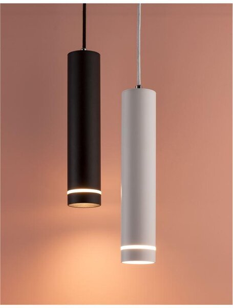 Nova Luce Závěsné svítidlo ESCA, GU10 1x10W Barva: Černá