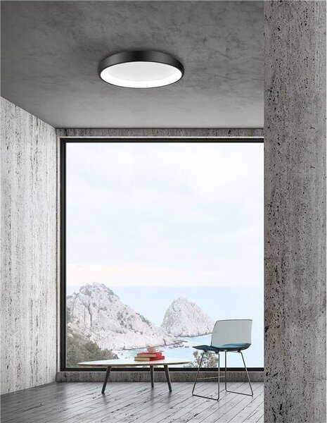 Nova Luce Stropní LED svítidlo ALBI, 50W 3000K stmívatelné Barva: Hnědá