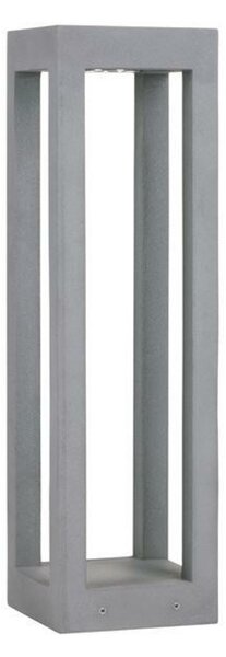 NOVA LUCE venkovní sloupkové svítidlo BEV šedý beton skleněný difuzor LED 5W 3000K 120-230V IP65 9540216