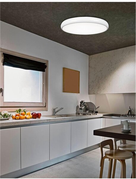 Nova Luce Stropní LED svítidlo GAP, 50W 3000K Barva: Černá