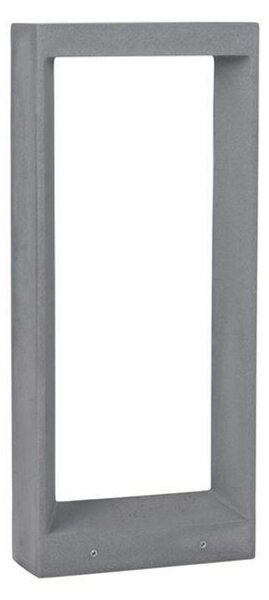 NOVA LUCE venkovní sloupkové svítidlo CAIRO šedý beton skleněný difuzor LED 8W 3000K 120-230V IP65 9540218