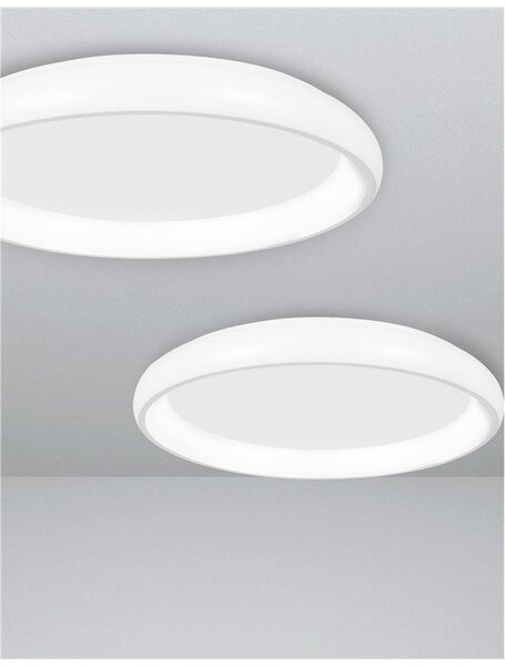 Nova Luce Stropní LED svítidlo ALBI, 32W 3000K stmívatelné Barva: Šedá