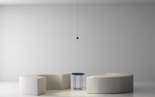 Axolight Jewel mono, černé závěsné svítidlo pro zapuštění, 1x6,5W LED 3000K, prům. 9cm