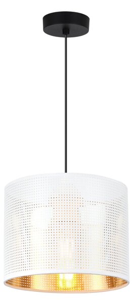 Závěsné svítidlo Asti0, 1x bílé PVC stínítko, (fi 20cm), g, b