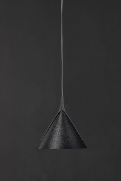 Axolight Jewel mono, černé závěsné svítidlo pro zapuštění, 1x6,5W LED 3000K, prům. 9cm