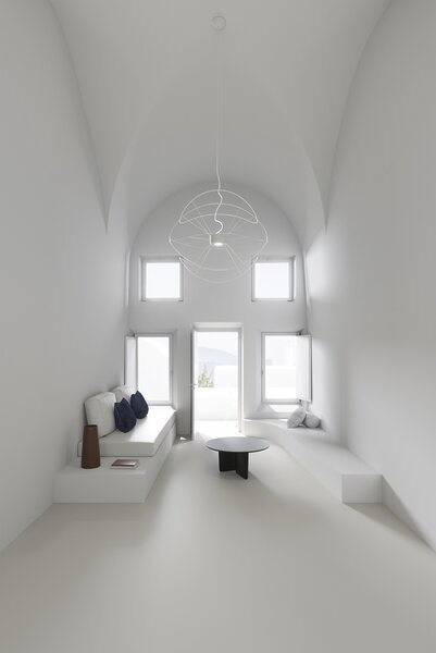 Axolight Hoops 3, bílé závěsné svítidlo, 2x16W LED 3000K stmívatelné, prům. 100cm, výška 54cm