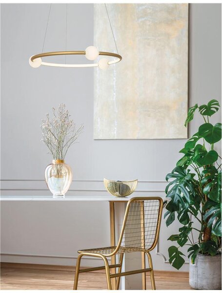 Nova Luce Závěsné LED svítidlo CELIA, 6W 3000K stmívatelné Barva: Černá