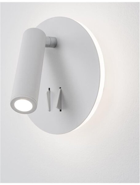 Nova Luce Bodové LED svítidlo PENOR, vypínač na těle, 9W 3000K Barva: Černá