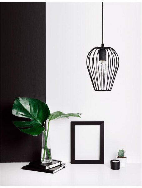 Nova Luce Závěsné svítidlo SAGE, 17cm, E27 1x12W Barva: Bílá