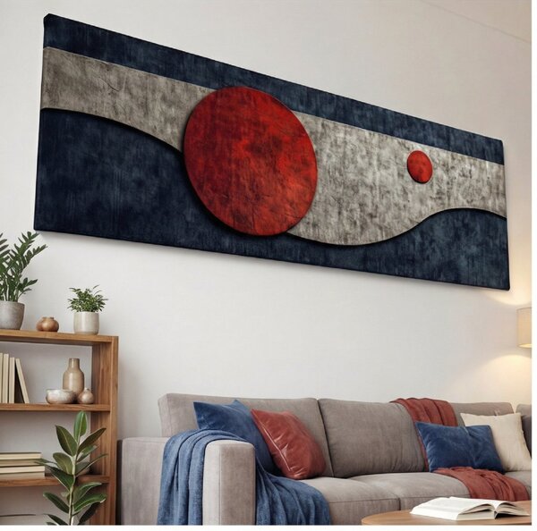 Obraz na plátně - Malý a velký Japonec FeelHappy.cz Velikost obrazu (šířka x výška): 60 x 20 cm