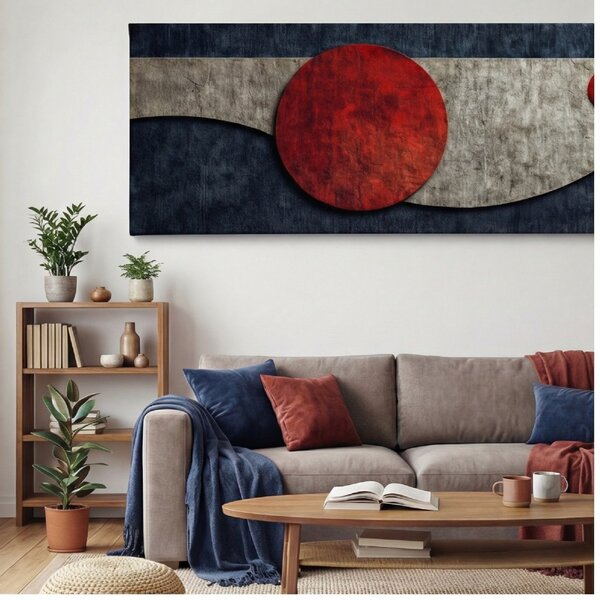 Obraz na plátně - Malý a velký Japonec FeelHappy.cz Velikost obrazu (šířka x výška): 60 x 20 cm