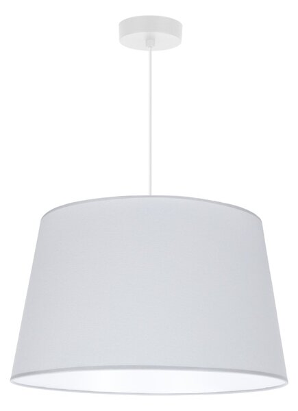 Závěsné svítidlo Gaja, 1x světle šedé textilní stínítko, (fi 44cm), w