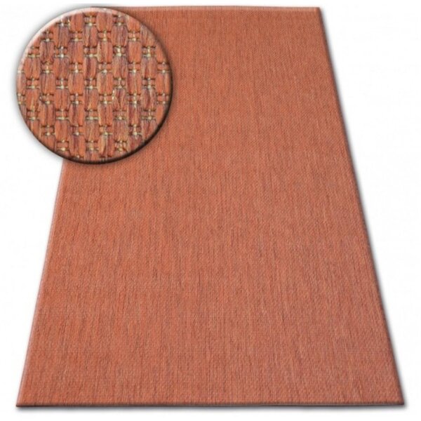 Kusový koberec Flat terakotový 200x290cm