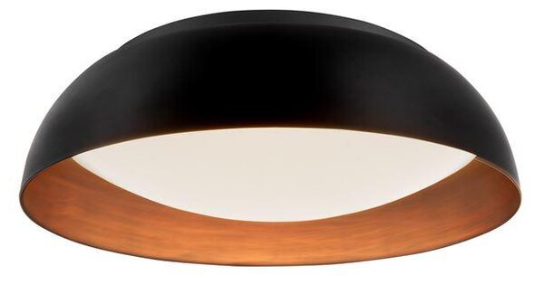 Nova Luce Stropní LED svítidlo LANDON černé, 40W 3000K stmívatelné