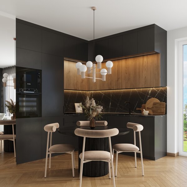 Lustr Halo, 6x bílé skleněné stínítko, tp