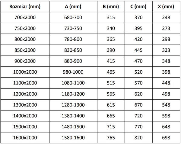 Mexen Velar, posuvné dveře do otvoru 80x200 cm, 8mm čiré sklo, růžové zlato, 871-080-000-01-60