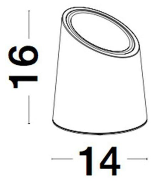 NOVA LUCE venkovní sloupkové svítidlo FOX bílý pískovec skleněný difuzor GU10 1x7W 100-240V bez žárovky IP65 9470582