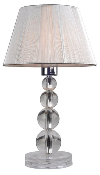Stolní lampa, stříbrná, CINDA TYP 14