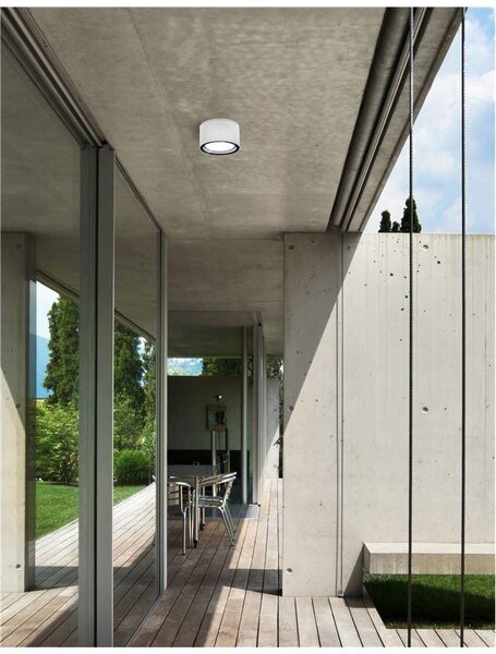 Nova Luce Venkovní stropní svítidlo FOCUS, LED GX53 7W 3000K 77st. IP54 Barva: Šedá